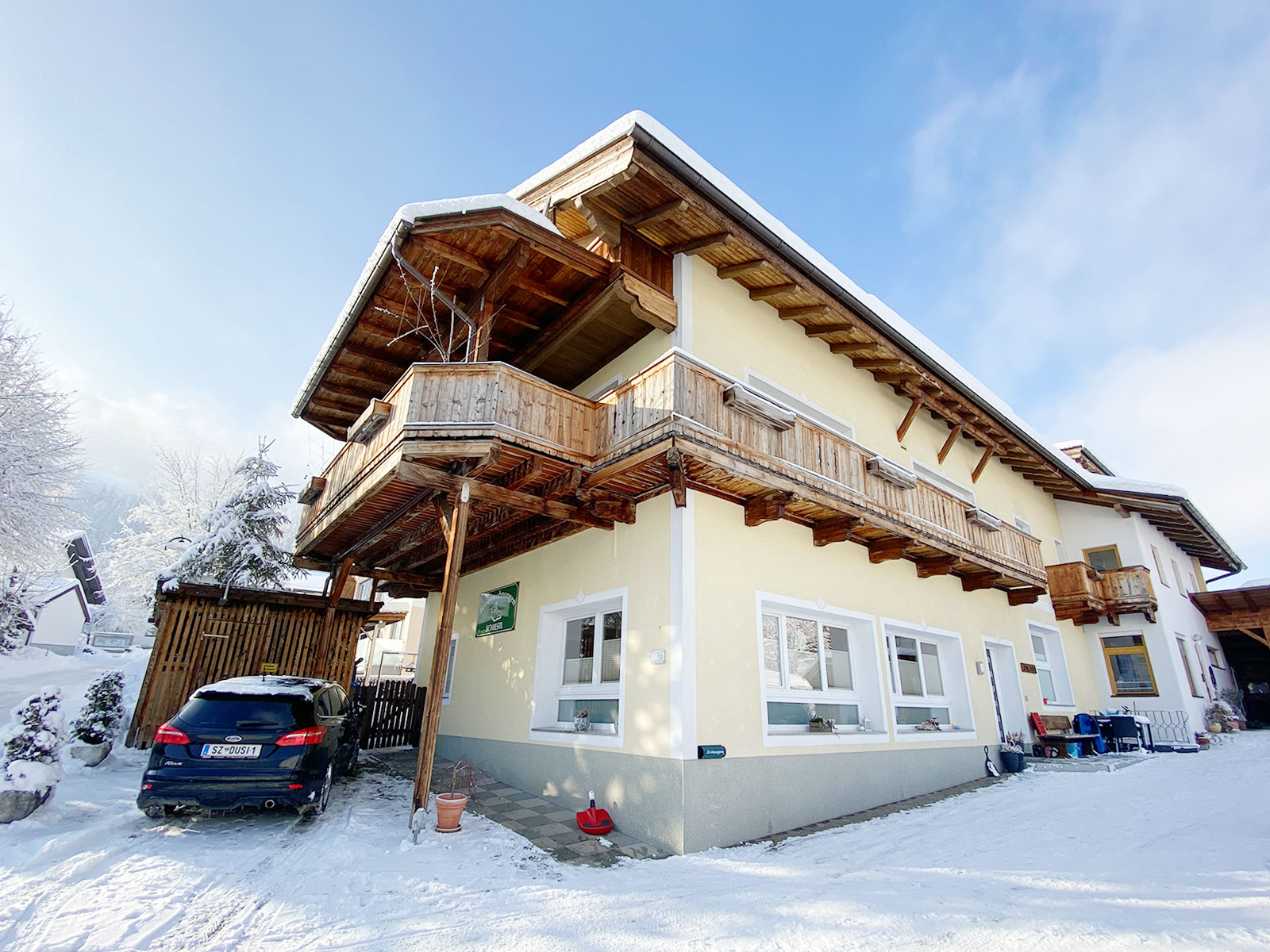Fewo Alpenidylle Kaltenbach Aussen Winter 6